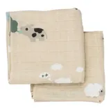 Done By Deer 2er-Pack Mullwindeln 65x65 cm – Bild 1