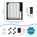 Badabulle Türschutzgitter Safe & Pass mit automatischer Öffnung – Bild 1