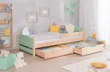 Ticaa Einzelbett „Mello“, Kinderbett, Jugendbett, Schlafzimmer, Kinderzimmer – Bild 1