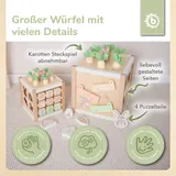 Bieco Motorikwürfel Hase Fine XXL Holz FSC - ab 1 Jahr – Bild 4