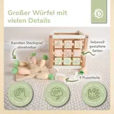 Bieco Motorikwürfel Hase Fine Holz FSC - ab 1 Jahr – Bild 4