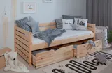 Ticaa Sofabett Naomi inkl. 2x Schubkästen, 90x200 – Bild 1