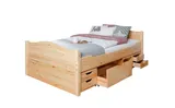 Ticaa Einzelbett "Leni" 120x200 Kiefer Natur – Bild 1