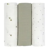 Lässig 3er-Pack Mullwindeln 85x85 cm – Bild 2