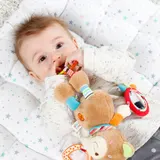 Fehn Greifling Klemm-Spielzeug Teddy Oskar – Bild 4