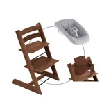 Stokke® Tripp Trapp® Bundle Treppenhochstuhl Eiche inkl. Newbornset Light Grey & Babyset – Bild 3