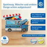 Bieco Aufbewahrungsbox mit Deckel Kinder Icecream – Bild 1