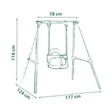 Smoby Metallschaukel Baby Swing – Bild 4