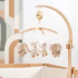 Nattou Mobile aus Holz Flo, Ernest & Oli – Bild 1