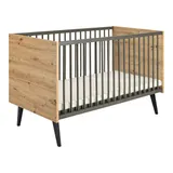 Schardt 3-tlg. Babyzimmer Morris Oak mit 3-türigem Kleiderschrank – Bild 4