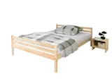 Ticaa Einzelbett Doppelbett Nadine 140x200 Kiefer – Bild 3