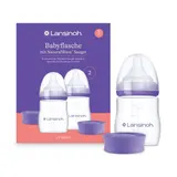 Lansinoh 2er-Pack Babyflaschen NaturalWave Sauger, Weithals, 160 ml – Bild 3