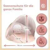 Bieco Strandmuschel Pop-Up Dreamy Flowers – Bild 4