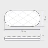 Julius Zöllner Matratze Dr. Lübbe Premium für Stubenwagen 70x37 cm – Bild 1