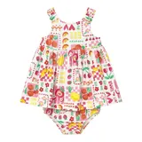 Mayoral Baby Kleid ohne Arm Früchte – Bild 3