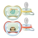 Philips Avent 2er-Pack Schnuller ultra air Nighttime, 0-6M – Bild 1
