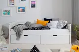 Ticaa Sofabett Naomi inkl. 2x Schubkästen, 90x200 – Bild 1