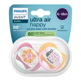 Philips Avent 2er-Pack Schnuller ultra air happy, 6-18M – Bild 3