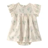 Carter's 2-tlg. Set Bodykleid Flügelarm und Jacke Blumen gekreppt – Bild 1