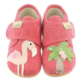 Living Kitzbühel Hausschuhe mit Klettverschluss Flamingo – Bild 3