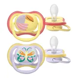 Philips Avent 2er-Pack Schnuller ultra air, 0-6M – Bild 1