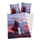 Herding Disney Frozen Ii Renforcé Wende-Bettwäsche 80x80 / 135x200 cm – Bild 3