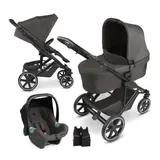 Abc Design Kombikinderwagen Sierra Trio-Set inkl. Babyschale Tulip braun – Bild 3