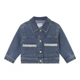 Mayoral Baby Jeansjacke mit Spitze – Bild 3