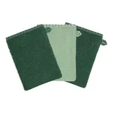 Wörner 3er-Pack Waschlappen 15x21 cm gruen – Bild 3