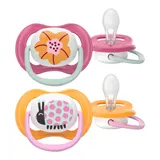 Philips Avent 2er-Pack Schnuller ultra air happy, 6-18M – Bild 1