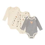 Bornino Lieblinge 3er-Pack Bodys langarm Tiny Forest – Bild 3