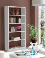 Ticaa Standregal Bücherregal Kiefer Weiß, verschied. Größen – Bild 2