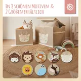 Bieco Aufbewahrungsbox mit Deckel Reh Ella – Bild 5