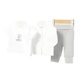 Mayoral 3-tlg. Set T-Shirt, Jacke und Jogginghose Gänse – Bild 3