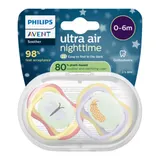 Philips Avent 2er-Pack Schnuller ultra air Nighttime, 0-6M – Bild 3