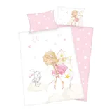 Baby Best Renforcé Wende-Bettwäsche Little Fairy 40x60 / 100/135 cm – Bild 3
