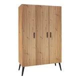 Schardt Kleiderschrank Morris Oak 3-türig – Bild 3