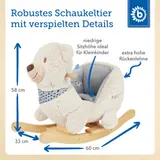 Bieco Plüsch Schaukeltier Bär Creme – Bild 5