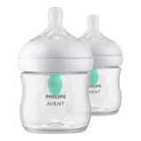 Philips Avent 2er-Pack Babyflasche Natural Response, AirFree, 125ml, ab Geburt – Bild 3