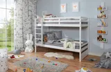 Ticaa Etagenbett Finn Kiefer Weiß – Bild 3