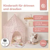 Bieco Kinderzelt Pop-up Dreamy Flowers Prinzessin – Bild 1