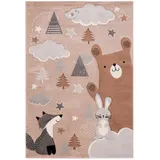 Pergamon Kinder Teppich Maui Kids Fuchs und Bär – Bild 3
