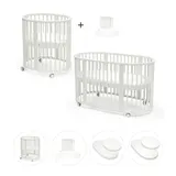 Stokke® Sleepi™ Bundle Sleepi Mini inkl. Umbausatz, 2 Matratzen und 2 Spannbetttüchern – Bild 3