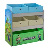 Roba Spielregal mit Stoffboxen Minecraft – Bild 1