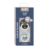 Bibs 2er-Pack Colour GLOW Schnuller Latex, 6-18M – Bild 1