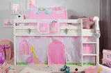 Ticaa Hochbett "Prinzessin Liora" inkl. Zubehör Kiefer weiß – Bild 1