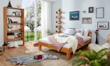 Ticaa Eiche Bett "Luis" massiv Einzelbett Futonbett Doppelbett – Bild 1
