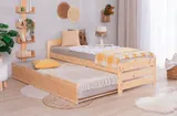 Ticaa Stauraumbett Seniorenbett „Loni“, Funktionsbett, Seniorenzimmer – Bild 1