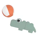 Done By Deer Badespielzeug Spritztier Croco – Bild 1