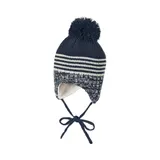 Sterntaler Wintermütze Strick Bommel – Bild 3